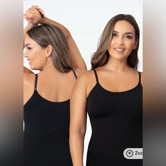 Shapermint Essentials Scoop Neck Cami Black‎ XXL NWT in packaging - Picture 2 of 5